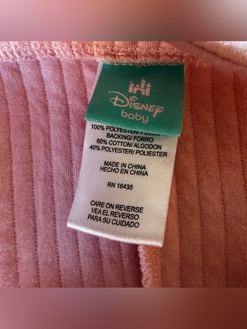 Disney Pink Minnie Mouse Overalls Baby Girl 18M - Picture 5 of 6